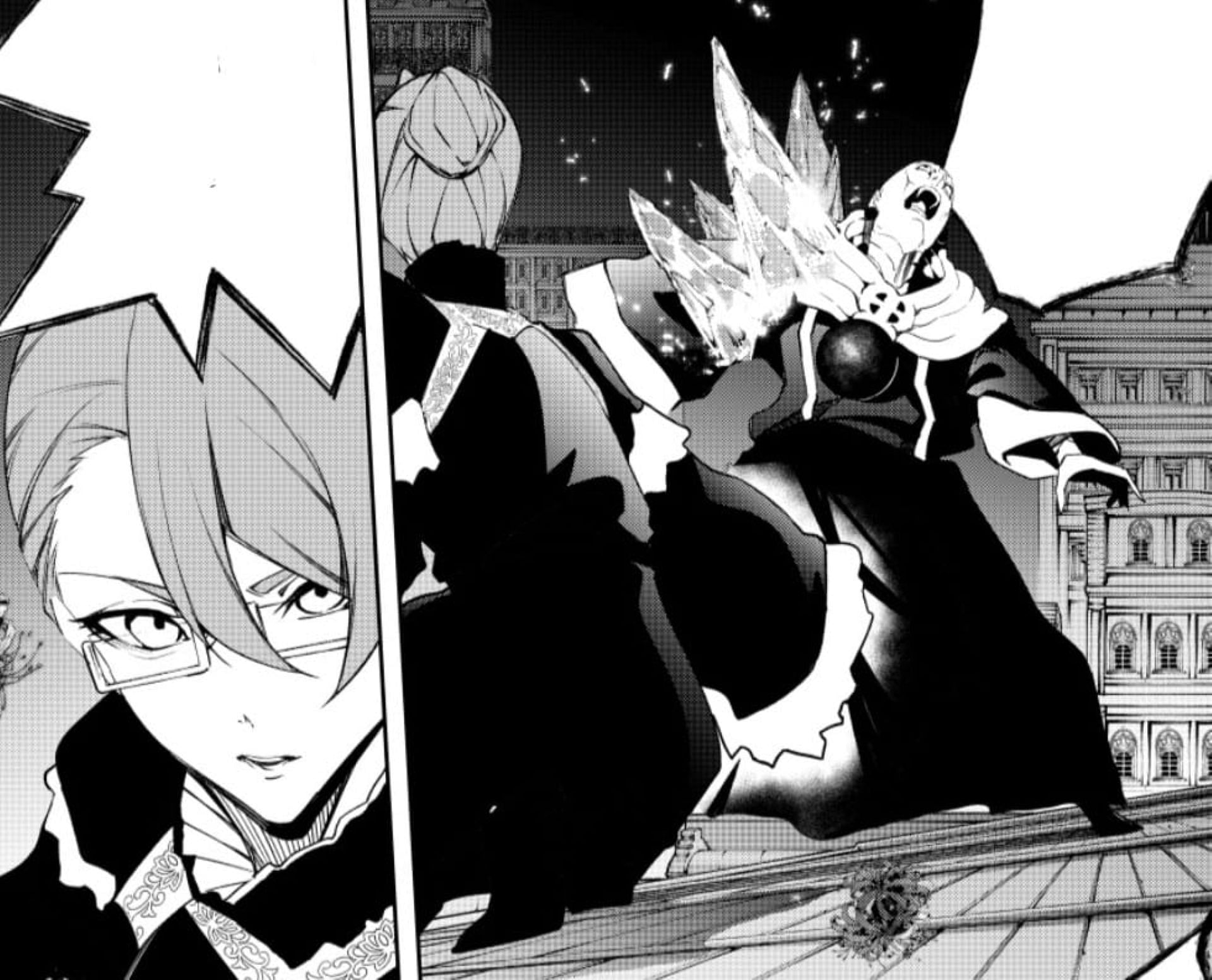 Sarissa and Walther in the chapter (Image via Kodansha)
